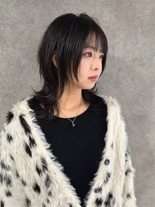 セミロング 髪質改善縮毛矯正 ◽️河野泰貴のヘアスタイル