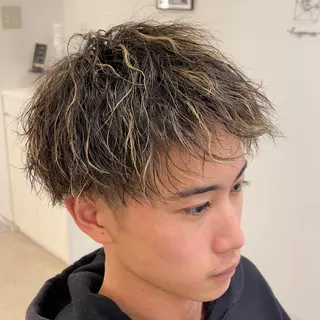 ショート メンズ 縮毛・酸性ストレート 特化のヘアスタイル