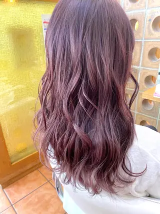 セミロング カラー ✨髪質改善専門店✨ QOLU✨のヘアスタイル