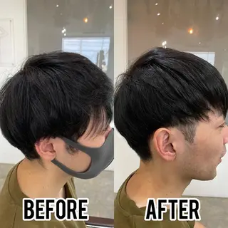ショート パーマ メンズ ユ カの眉毛・アイブロウイメージ