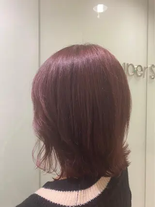 ミディアム カラー 透明感カラー🌈 菊池 結衣のヘアスタイル