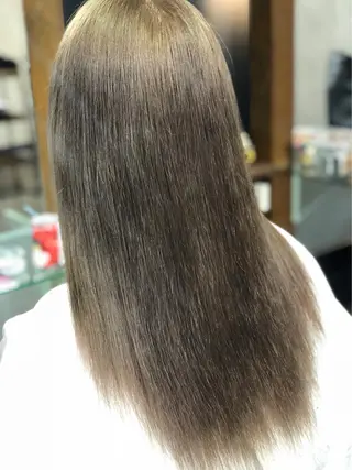 セミロング 西村 雄二/エクステのヘアスタイル