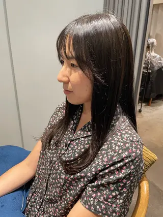 ロング くびれミディアム/似 合わせ/鎌倉/edAのヘアスタイル