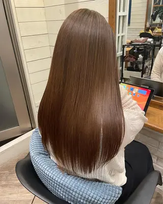ロング ✨透明感ケアカラー✨ 長野ゆきなのヘアスタイル