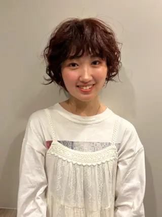 ショート メンズパーマ💈藤田 晃志のヘアスタイル