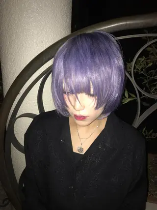 ショート カラー HARUNA/原宿/ デザイン/カットのヘアスタイル