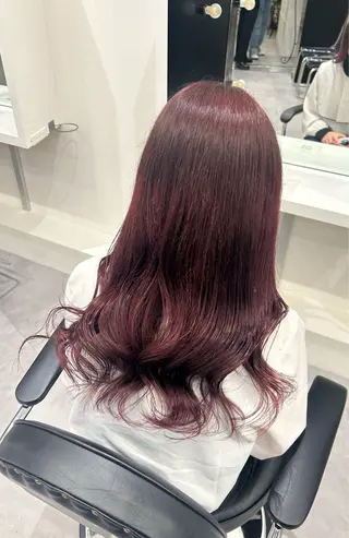 ロング カラー kanon♡ 暖色カラー‎🤍のヘアスタイル