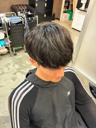 ミディアム メンズ メンズパーマ特化 カバヤマ　リョウのヘアスタイル