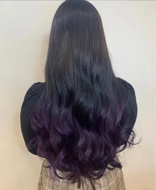 ロング カラー 木下 マサキのヘアスタイル