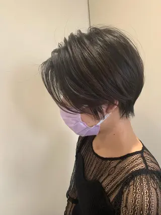 ショート ハイライトカラーなら 川嶋宏旭 栄 矢場町のヘアスタイル