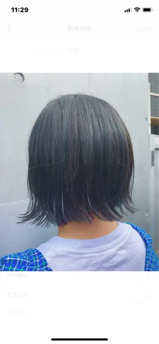 ショート カラー ヘアアレンジ ミニボブ/ブリーチ 🌈MISATOのヘアスタイル