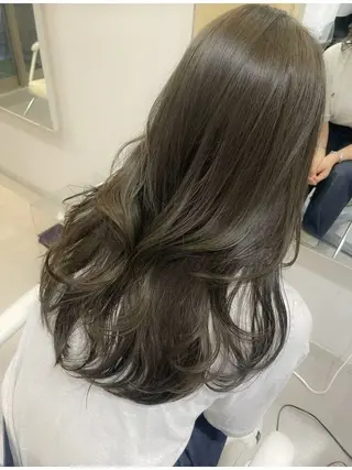 ロング 銀座/艶髪/ レイヤー/大葵のヘアスタイル