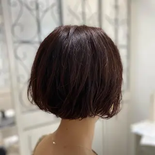 ショート カラー メンズ キッズ ✂︎ショート、ボブ、 レイヤー🩵YUMIのヘアスタイル