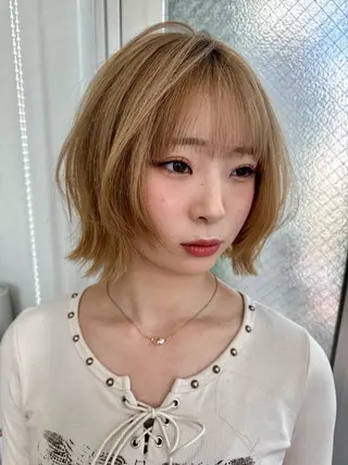 ミディアム 池袋/髪質改善/ ヘアセット/今村のヘアスタイル