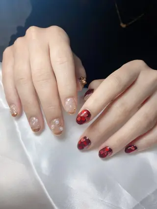 ネイル ハイネイル 自宅サロンのネイルデザイン