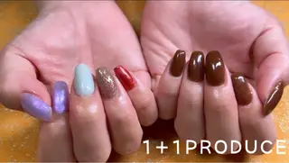 ネイル 1+1 PRODUCEのネイルデザイン