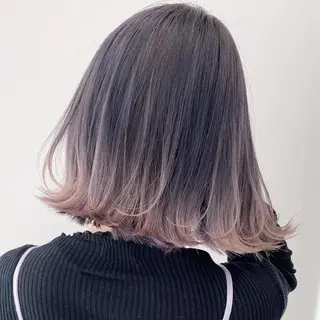 ミディアム カラー 【ブリーチカラー】 🌈ALIVE若山葵のヘアスタイル