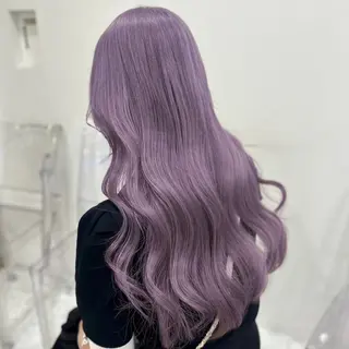 ミディアム カラー 🎀🧁ダメージレス 艶髪カラー🧁🎀のヘアスタイル