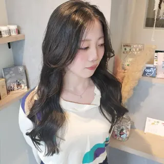 カラー ロング HINAKO/ ROCCOのヘアスタイル