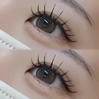 マツエク・マツパ しみず🌙💭 ぱっちり束感/横浜のマツエク・マツパデザイン