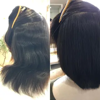 ミディアム 田口 信雄のヘアスタイル