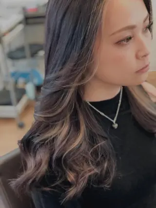 ロング カラー CASA 祇園四条のヘアスタイル