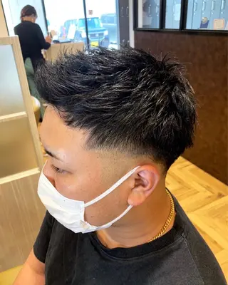 メンズ 深井 さやのヘアスタイル