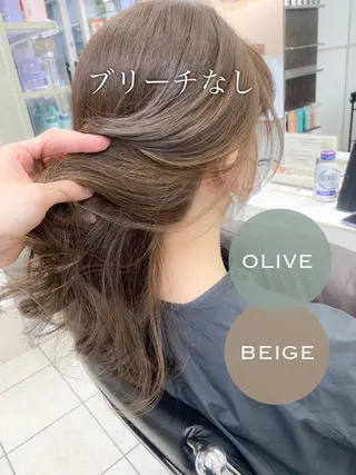 カラー 西本 由香のヘアスタイル