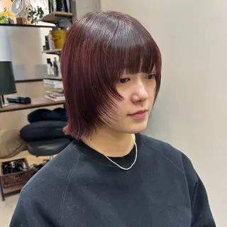 ミディアム 木村 夢のヘアスタイル