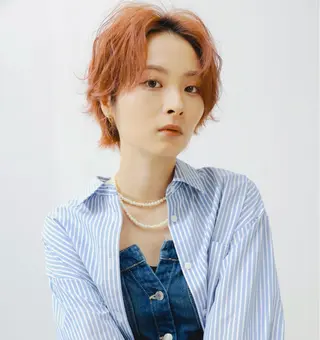 ショート カラー メンズカット/パーマ 髙橋美穂のヘアスタイル