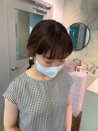 セミロング yupi🐈⬛ レイヤー/パーマのヘアスタイル