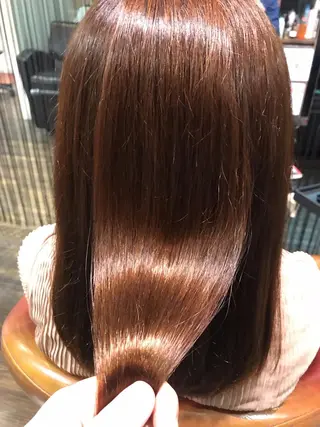 ロング 縮毛矯正/ 髪質改善 /ショート　圍　崇行のヘアスタイル