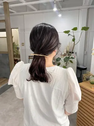 ミディアム カラー ヘアアレンジ ひなの .のその他イメージ