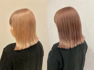 ミディアム カラー 川村 夏のヘアスタイル