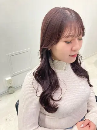 カラー 💖ブリーチなし透明 感💖ASAHIのヘアスタイル