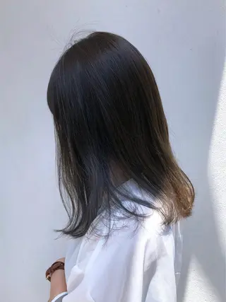 ミディアム カラー 髪質改善/艶髪 やまなかのヘアスタイル