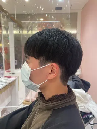 ショート メンズ まつ毛エクステパーマ 烏丸/大宮/nicoのマツエク・マツパデザイン