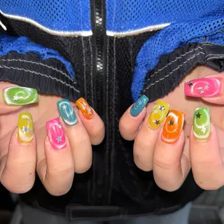 ネイル 🪐富島彩夏 /海外nail🪐のネイルデザイン