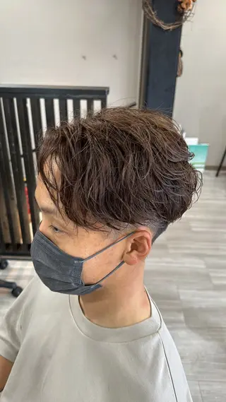 メンズ arika オケシ　リョウダイのヘアスタイル