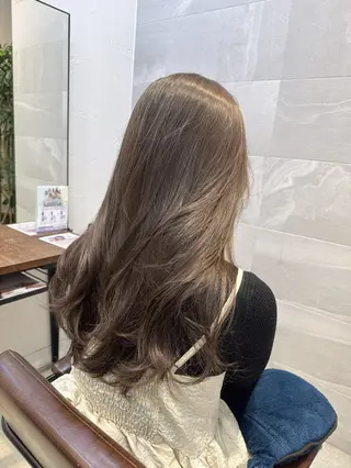 ロング のり🐼顔まわり/ 韓国/レイヤーカットのヘアスタイル
