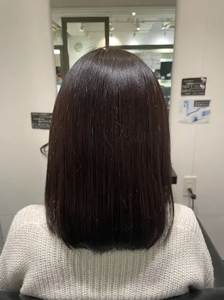 ミディアム カラー メンズモデル板橋 島田依杏のヘアスタイル