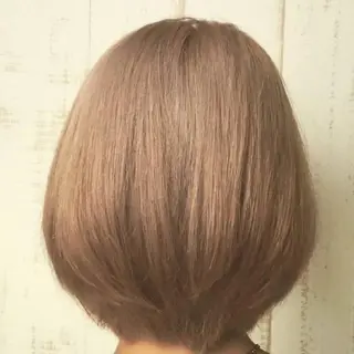 セミロング カラー パーマ ヘアアレンジ 大阪レミーエクステ チビ編み込みのヘアスタイル