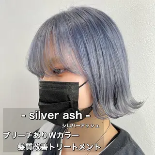 ミディアム カラー ボブカットモデル 募集中　ukaのヘアスタイル