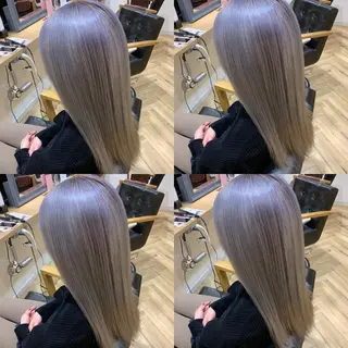 セミロング ✨縮毛矯正✖︎顔周り レイヤー✨ナカムラのヘアスタイル