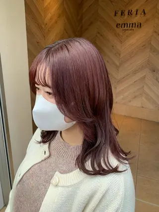 ミディアム 🎀FERIA梅田 出村谷　沙保🎀のヘアスタイル