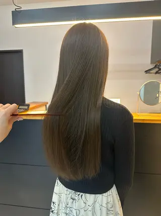 ロング カラー ヘアセット🎀透明感 カラーHiROEのヘアスタイル