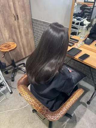ロング カラー 暖色カラー🤎Red Neo meiのヘアスタイル