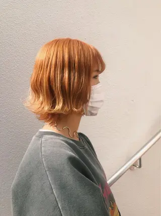 ミディアム カラー 再現性◎✨艶髪🔆 川﨑友稀のヘアスタイル