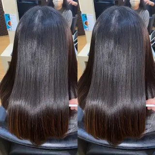 セミロング 髪質改善/浅沼 亮のヘアスタイル