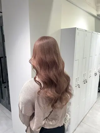 セミロング カラー 髪質改善/レイヤー 兼折楓馬のヘアスタイル